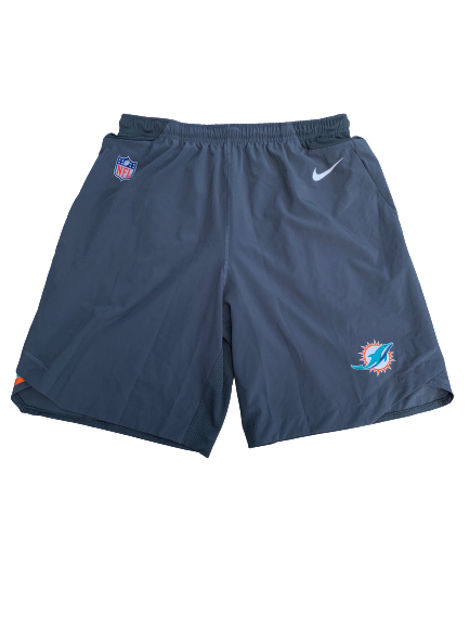 Miami Dolphins Workout Shorts with Player Tag (Size M)