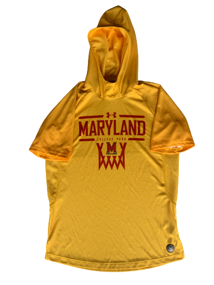 Anthony Cowan Maryland Basketball Pre Game Warm-Up Hoodie (Size M)