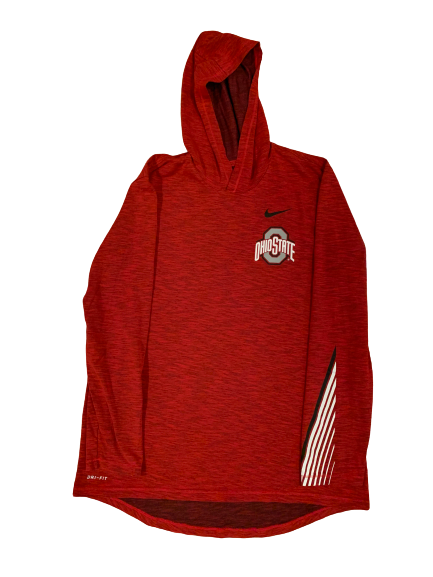 Zach Hoover Ohio State Performance Workout Hoodie (Size L)