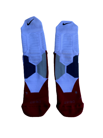 James Fraschilla Oklahoma Team Issued NIKE Elite Socks NEW (Size XL)