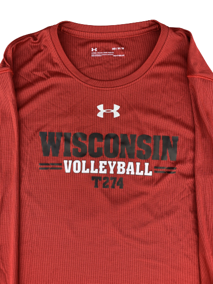 Tionna Williams Wisconsin Volleyball Long Sleeve with 