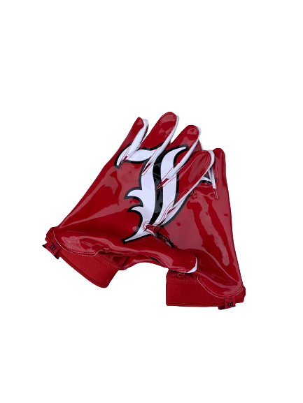Ean Pfeifer Louisville Football Gloves (Size XXXL)