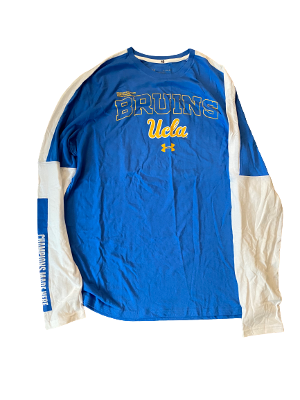 Armani Dodson UCLA Bruins Under Armour Long Sleeve Shirt (Size XL)