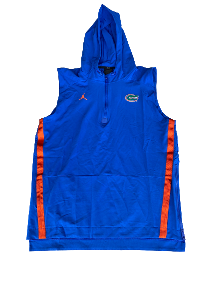 Nick Oelrich Florida Football Team Exclusive Sleeveless Hoodie (Size L)