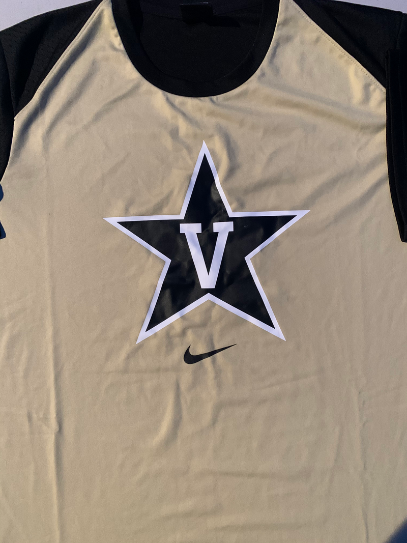 Simi Shittu Vanderbilt Basketball Pre-Game Warm-Up Shirt (Size XLT)