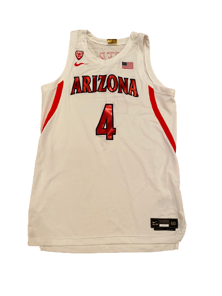 Chase Jeter Arizona Basketball 2019-2020 Season Game-Worn Jersey (Size 50 Length +4)