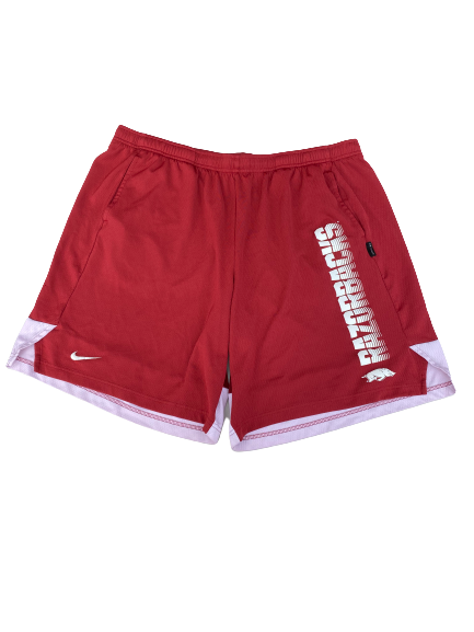 Vance Jackson Arkansas Basketball Team Issued Workout Shorts (Size 2XL)