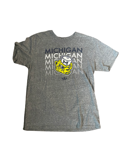 Spike Albrecht Michigan Short-Sleeve Shirt (Size M)