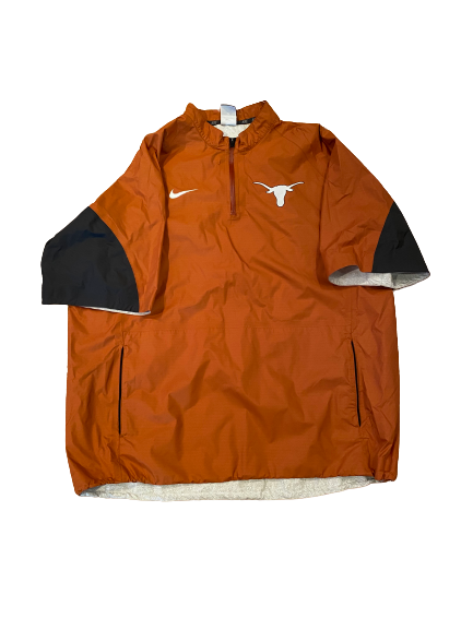 Ty Culbreth Texas Baseball Team Issued Quarter-Zip Pullover (Size XL)