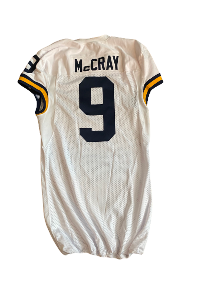 Mike McCray Michigan Football Team Issued Official 2016 Buffalo Wild Wings Citrus Bowl Jersey