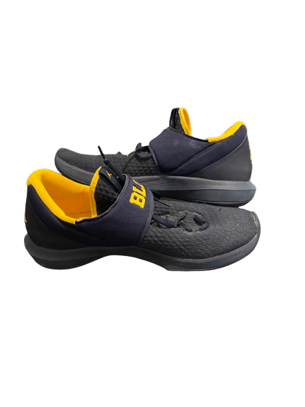 Eli Brooks Michigan Basketball Team Issued Jordan Training Shoes (Size 11.5)