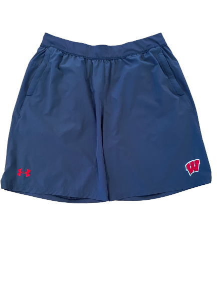 Khalil Iverson Wisconsin Under Armour Shorts (Size XL)