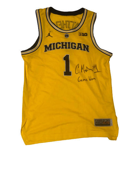 Charles Matthews 2018-2019 Yellow Jordan Game Worn Jersey & 2016-2017 Blue Jordan Team Issued Jersey