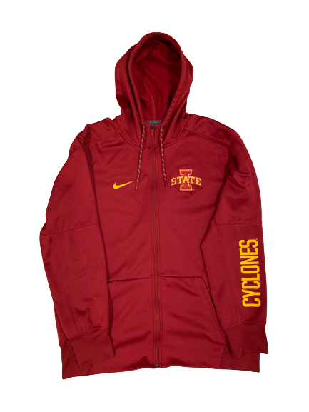 Zach Hoover Iowa State Full Zip Jacket (Size L)