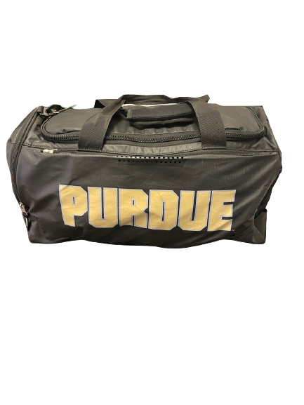 Marcellus Moore Purdue Football Team Issued Travel Duffel Bag