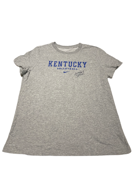 Avery Skinner Kentucky Volleyball SIGNED T-Shirt (Size XL)