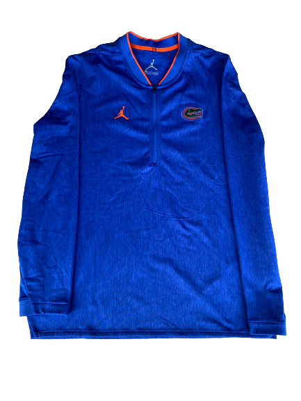 Nick Oelrich Florida Football Team Exclusive Quarter-Zip Pullover (Size L)