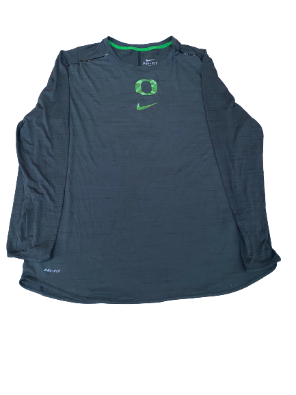 Jalen Jelks Oregon Nike Long Sleeve Shirt (Size XXL)
