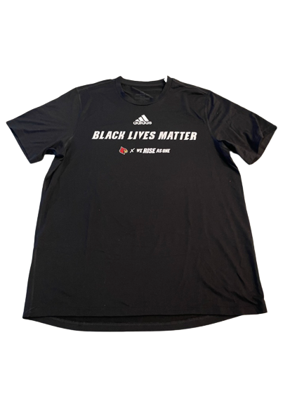 Mia Stander Louisville Volleyball "Black Lives Matter" Workout Shirt (Size M)