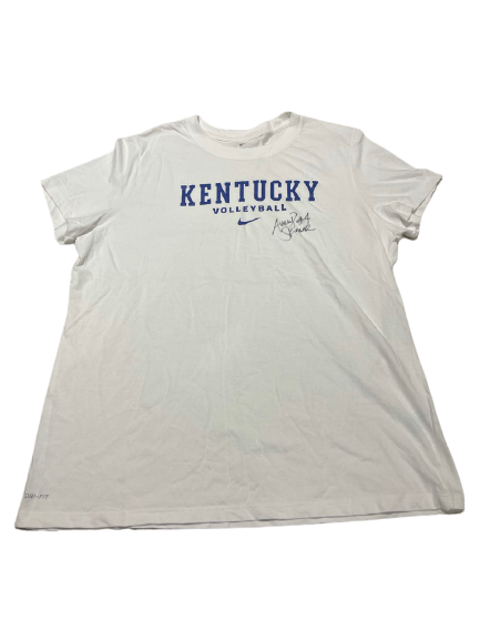 Avery Skinner Kentucky Volleyball SIGNED T-Shirt (Size XL)