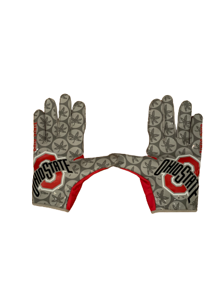 Zach Hoover Ohio State PE Football Gloves (Size L)