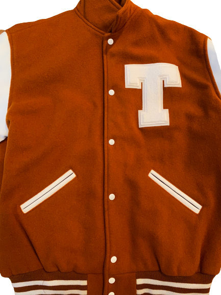 Jerrod Heard Texas Football Varsity Jacket (Size L)