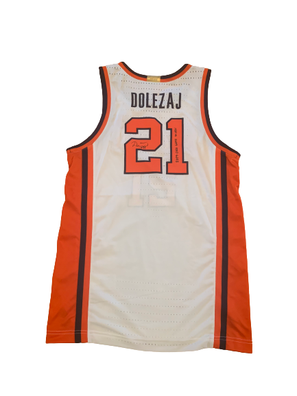 Marek Dolezaj Syracuse Basketball SIGNED 2019-2020 Game Worn Jersey (Size 46)