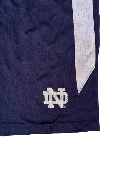 Scott Daly Notre Dame Football Workout Shorts (Size XL)