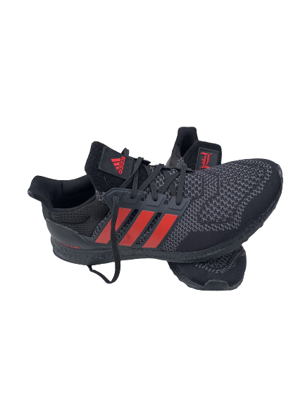 Ean Pfeifer Louisville Football Adidas Ultra-Bounce Sneakers (Size 13)