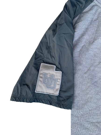 Demari Simpkins Utah Football Short Sleeve Hoodie (Size M)