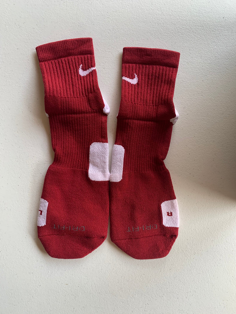James Fraschilla Oklahoma Basketball Team Issued NIKE Elite Socks NEW (Size XL)