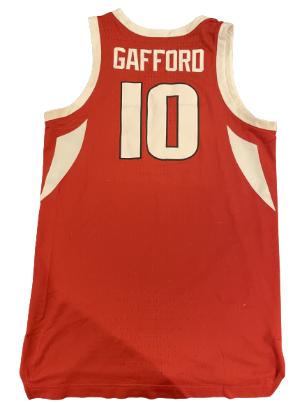 Daniel Gafford 2018-2019 Arkansas Basketball Game Worn Jersey (Photo Matched)