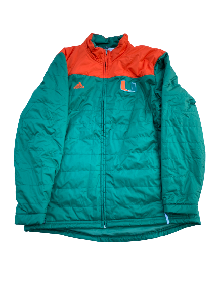 Anthony Lawrence Miami Basketball Team Exclusive Winter Coat (Size L)