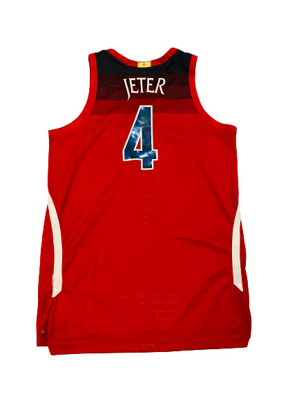 Chase Jeter Arizona Basketball 2019-2020 Season Signed Game-Worn Jersey (Size 50 Length +4)