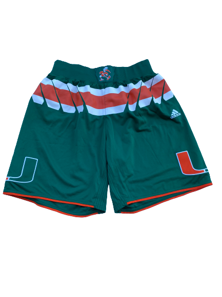 Anthony Lawrence Miami Basketball Game Worn Shorts (Size L)