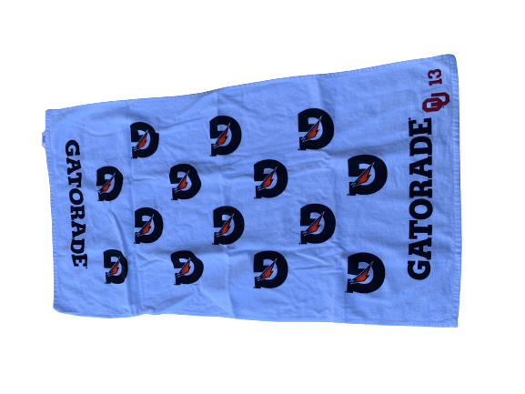 James Fraschilla Oklahoma Team Issued Gatorade Towel with 