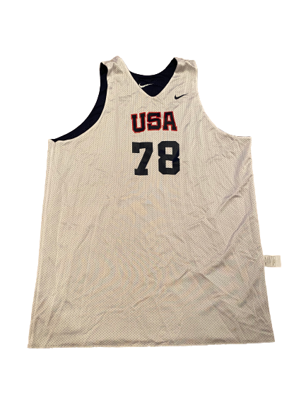 Chase Jeter USA Basketball Reversible Practice Jersey (Size XXL Length +4)