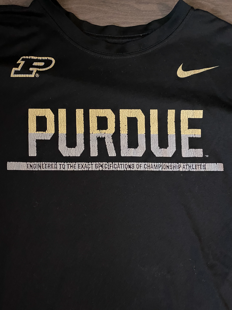 Spike Albrecht Purdue Basketball Team Issued Workout Shirt (Size L)