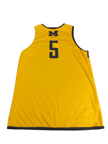 Adrien Nunez Michigan Basketball Exclusive Reversible Practice Jersey (Size L)