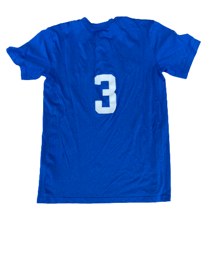 Lot of (3) Imani Dorsey Duke Soccer Team Issued Practice Shirt with Number on Back (Size S)