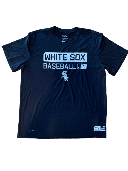 Adam Engel Chicago White Sox Team Issued Workout Shirt (Size XL)
