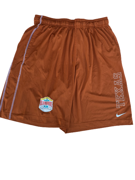 Dylan Haines Texas Football Team Exclusive Alamo Bowl Shorts (Size L)