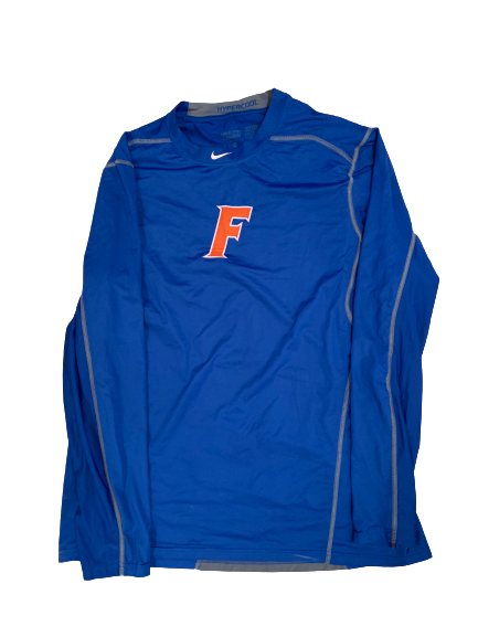 Shaun Anderson Florida Team Issued Long Sleeve Workout Shirt (Size XL)