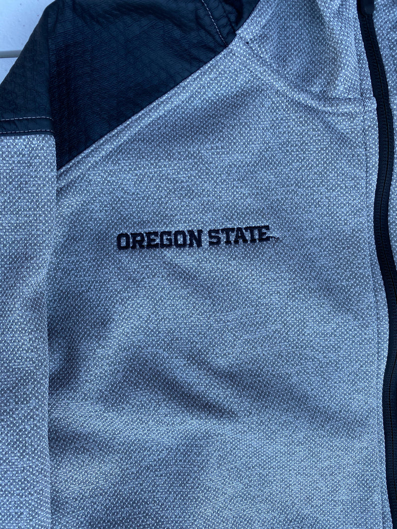 Hunter Jarmon Oregon State Team Issued Full-Zip Jacket (Size L)