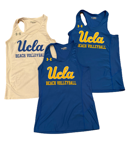 Lily Justine (3) UCLA Volleyball Tank Tops (Size M)