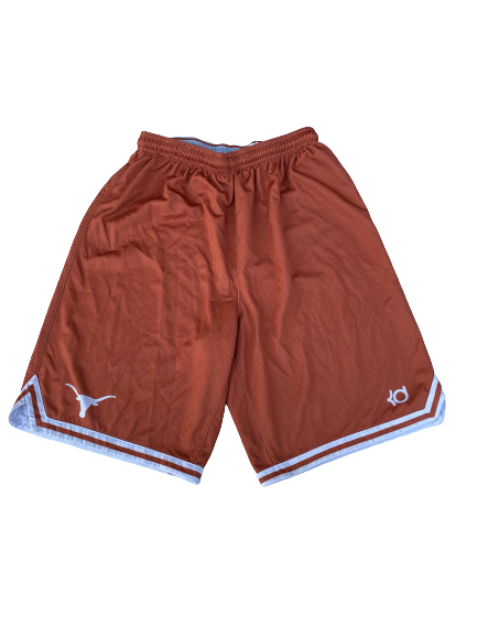 Blake Nevins Texas Basketball Player Exclusive Practice Shorts (Size L)