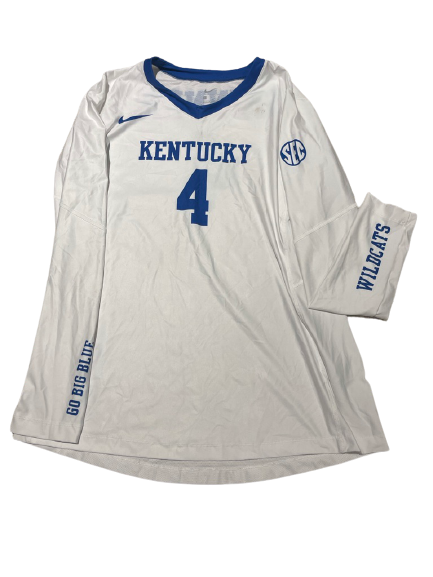 Avery Skinner Kentucky Volleyball SIGNED Game Worn Jersey (Size L)