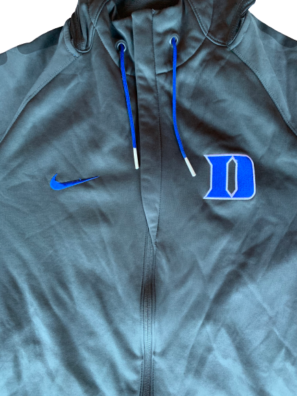 Derryck Thornton Duke Nike Elite Zip-Up Jacket (Size L)