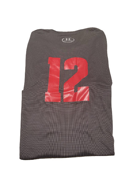 Nicole Shanahan Wisconsin Volleyball Team Issued Practice Shirt with Number on Back (Size L)