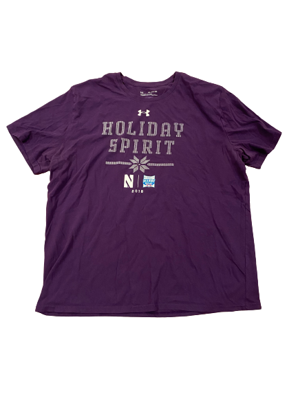 Nik Urban Northwestern Football Team Exclusive Holiday Bowl Shirt (Size XXXL)